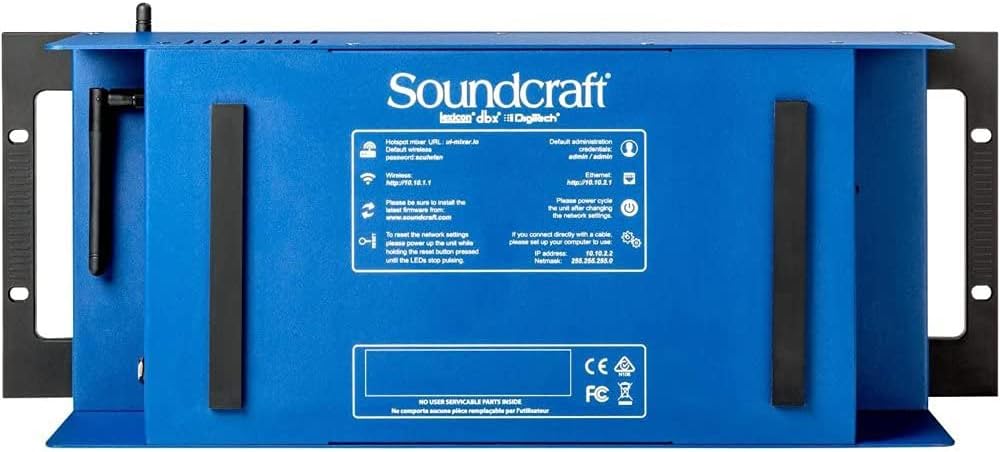 Soundcraft Ui24R 24-Channel Digital Mixer Bundle