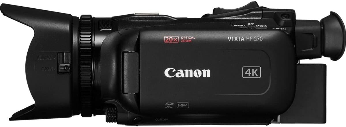Canon 5734C002 VIXIA HF G70 4K UHD Camcorder - 20x Optical Zoom