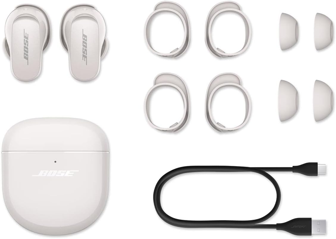 Bose QuietComfort Earbuds II - Wireless Noise Cancelling - Soapstone