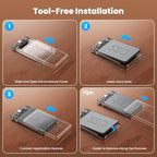 Kluverix USB 3.0 to SATA III 2.5-Inch Drive Enclosure
