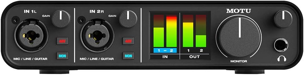 MOTU 3120 M2 2x2 USB-C Audio Interface Bundle