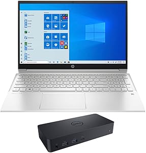 HP 9YF35AV-4144- Pavilion 15t i7 Laptop with Dock