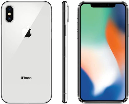 Apple iPhone X 64GB Silver Simple Mobile