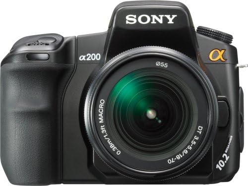 Sony B00125MHVM Alpha A200K DSLR Camera 18-70mm Lens