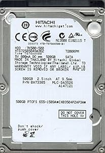 Hitachi HTS725050A9A362 500GB 2.5" SATA Hard Drive