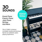 Korg LP-380-BK-U Digital Piano - Weighted Keyboard