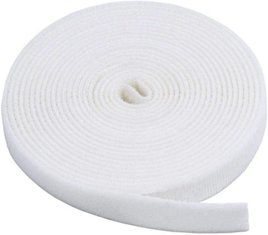 Monoprice Hook & Loop Fastening Tape 3-Pack White