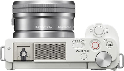 Sony ILCZV-E10L/W ZV-E10 Mirrorless Vlogging Camera Kit