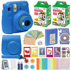 Fujifilm Mini 9 Instant Camera Bundle Cobalt Blue