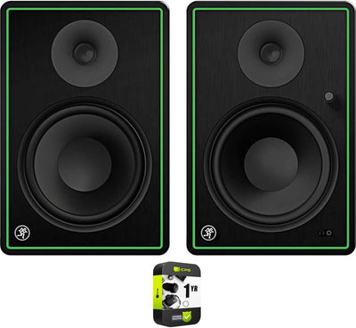 Mackie CR8-XBT 8" Multimedia Monitors Bluetooth Studio Bundle