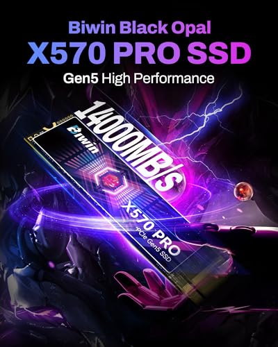BIWIN Black Opal X570 PRO Gen5 NVMe SSD — main product image