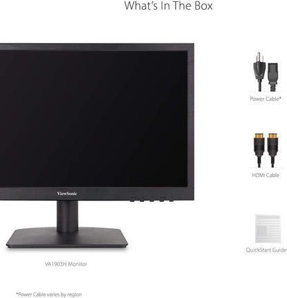 ViewSonic VA1903H 19-Inch WXGA Monitor HDMI