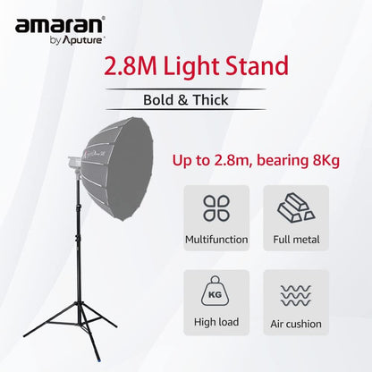 Aputure Light Stand Lightweight Aluminium 2.8m