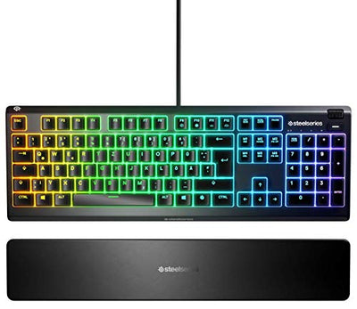 SteelSeries Apex 3 RGB Membrane Gaming Keyboard (QWERTZ)