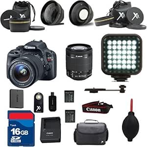 Canon Rebel SL1 DSLR Camera 18-55mm Lens Bundle