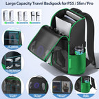 LVVIL PS5 Console Zip-Open Travel Backpack Carrying Case