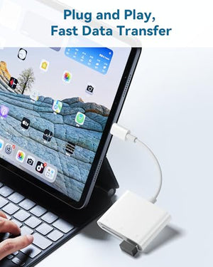 LESOGE 3-in-1 USB 3.0 and USB-C SD Card Reader