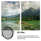 Neewer 10088026 72mm ND Lens Filter Kit UV CPL ND4
