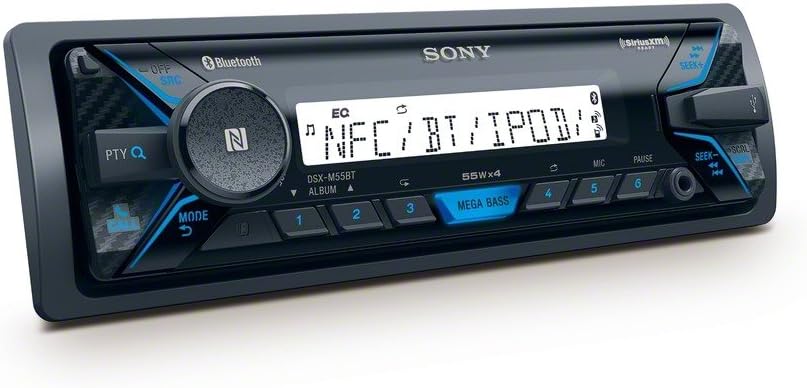 Sony DSX-M55BT Marine Bluetooth Digital Media Receiver Renewed
