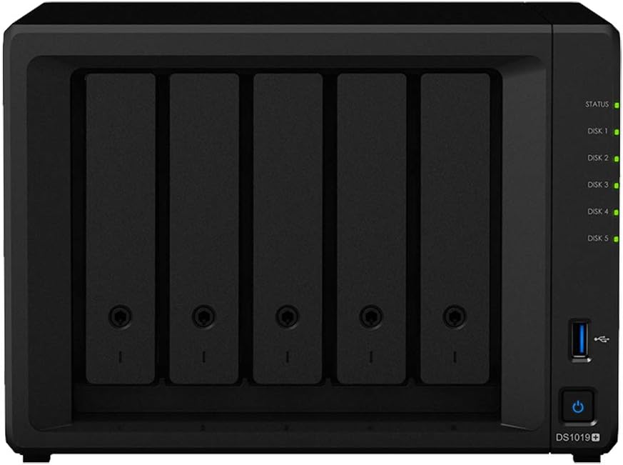 Synology DS101912 DiskStation 20TB iSCSI NAS Server