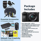 Sony Alpha 6700 a6700 APS-C Camera with 16-50mm/55-210mm Lenses Kit