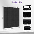 Takeberny Sound Dampening Blanket 96x80 Heavy Acoustic Blanket