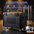 GALUBUBU 35-Inch Heavy-Duty Stackable ATA Rolling Road Case