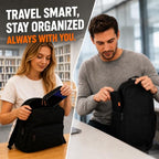 DSDFPFG Hard Shell Zipper Case for Portable Drives and Gadgets