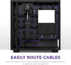 NZXT H7 Elite CM-H71EB-02 Black ATX Mid-Tower Gaming Case