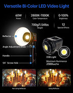 Sirui C60B Bi-Color 60W COB LED Video Light