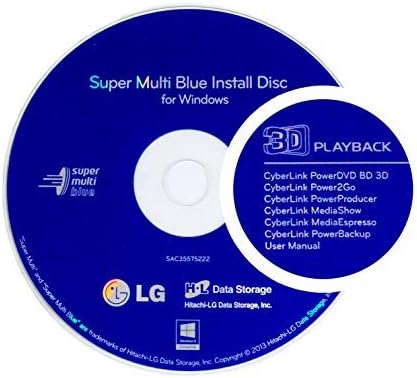 LG 679113427686 6X Portable Blu-ray Burner Bundle