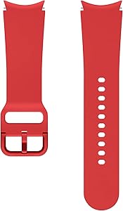 Samsung ET-SFR86SREGUJ 20mm Silicone Watch Band - Red — main product image