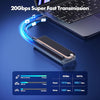 GRAUGEAR 20Gbps M.2 NVMe & SATA SSD Enclosure with Heatpipe Cooling