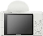 Sony ZV1F/W Vlog Camera White Content Creator Bundle