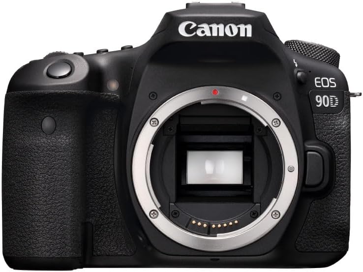 Canon 3616C002 EOS 90D DSLR Camera Body: 4K, Wi-Fi