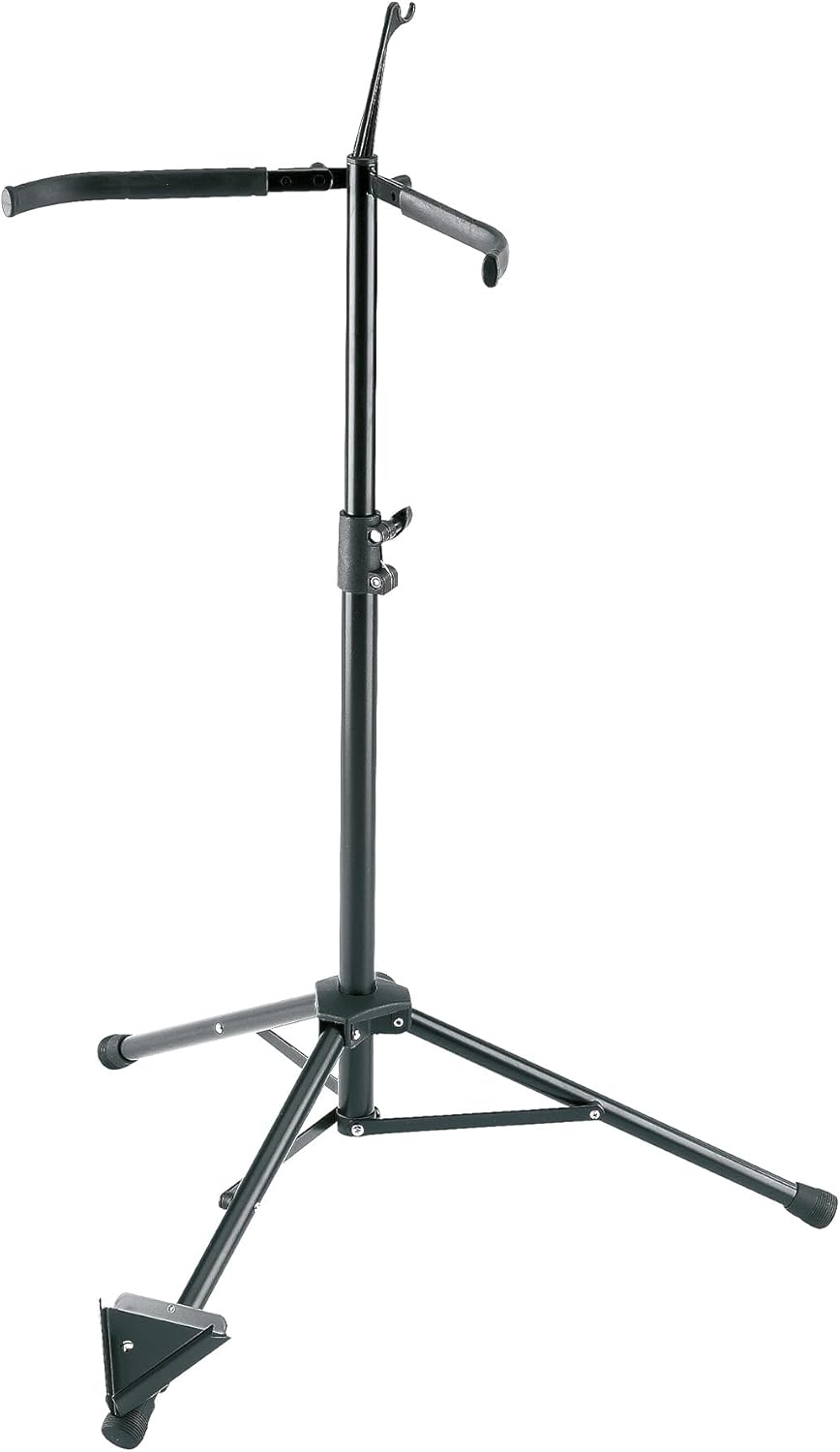 K&M 14110 Adjustable Height Cello Stand w/Bow Holder