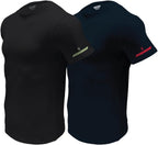 Spyder Performance Moisture Wicking Crew Neck Undershirts 2-Pack