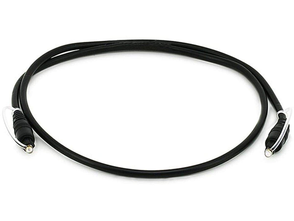 Monoprice 101447 3ft Toslink Digital Optical Audio Cable