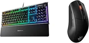 SteelSeries Apex 3 RGB Gaming Keyboard & Mouse — main product image