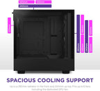 NZXT CC-H51FB-R1 H5 Flow RGB Gaming Case Black