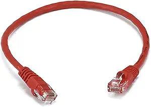 Monoprice 102290 1ft Cat6 Ethernet Cable - Red — main product image