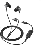 Logitech 981-001012 Zone Wired Noise-Canceling Earbuds