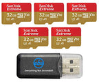 SanDisk Extreme 32GB MicroSD 4K UHD 5-Pack