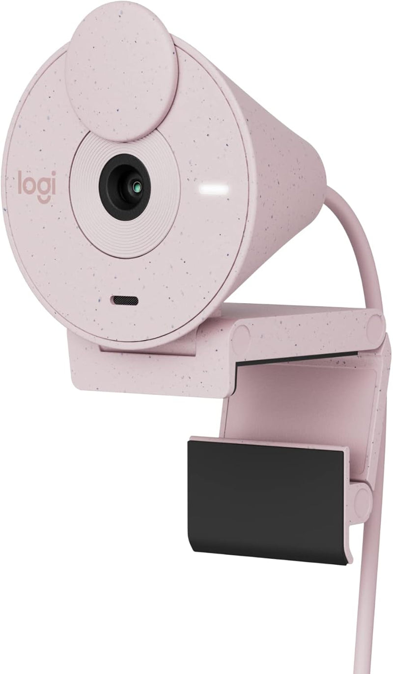 Logitech 960-001447 Brio 300 Full HD Webcam Rose — main product image