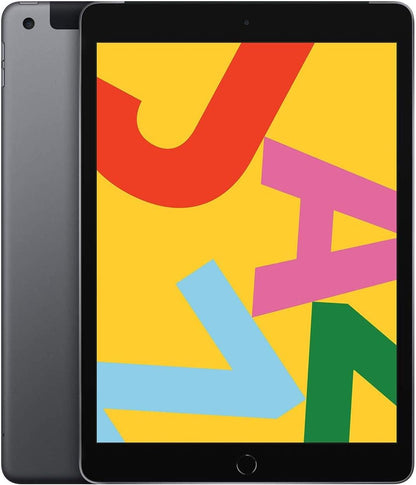 Apple MW6H2LL/A iPad 10.2" 32GB Wi-Fi + Cellular Renewed