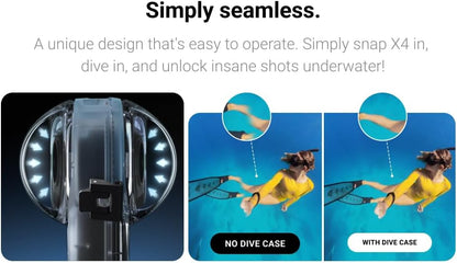 Insta360 X4 Dive Case 50m Waterproof (Case Only)