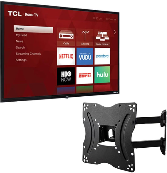 TCL 32S331 - 32" HD LED Smart TV, Wall Mount (Renewed)