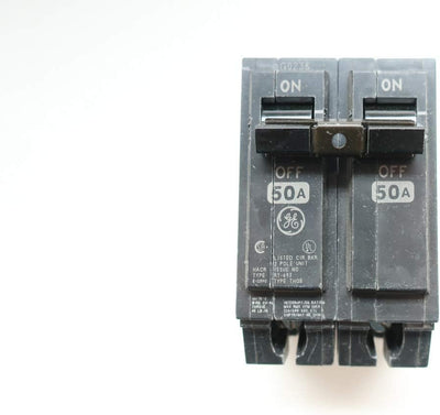 GE THQB2150 2-Pole 50A 120/240V Circuit Breaker