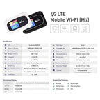 Lkfyyds M7 4G LTE Mobile WiFi Router with Ethernet Ports
