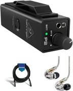 Behringer P2 In-Ear Monitor Amp Bundle - Shure SE215